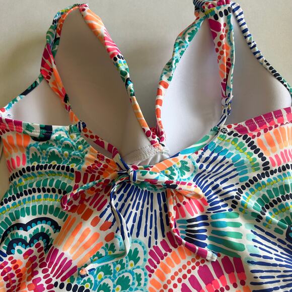 La Blanca Women's Over The Shoulder Tankini Swimsuit TOP ONLY *NEW* Size 6 - Picture 11 of 14